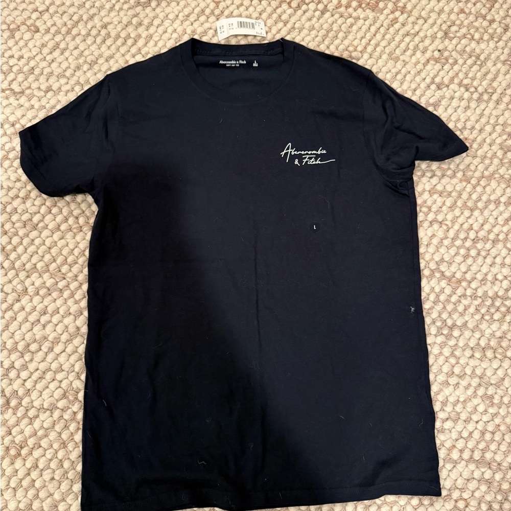 Abercrombie & Fitch Men's Navy Tee
